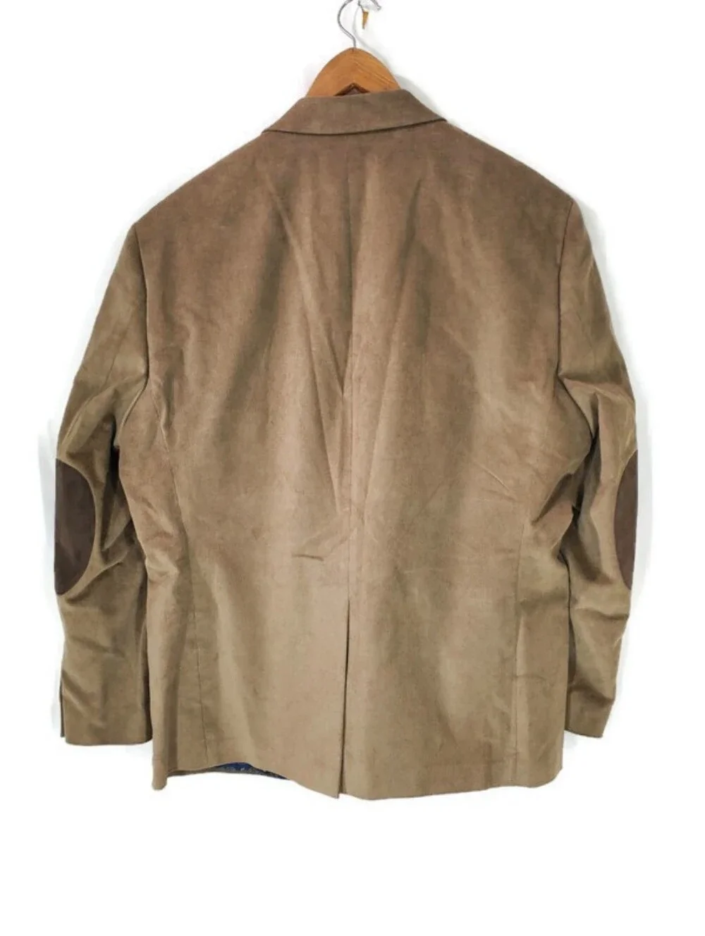 Lauren Ralph Lauren Corduroy Blazer 44S Tan Brown Lined Sport Coat Casual Jacket